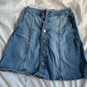 Target brand jean skirt!